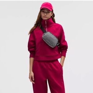 lululemon Everywhere Belt Bag 1L Gray Glitter 7.5"x2"x5" Crossbody Fanny Pack